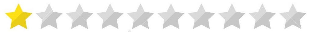 1 star rating